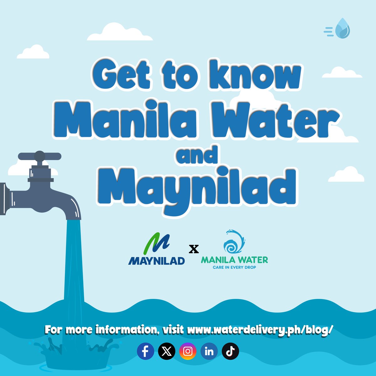 How do water suppliers #Maynilad and #ManilaWater fare in these key aspects: from potability to convenience and quality? waterdelivery.ph/2024/04/get-to…

#WaterDeliveryPH #SafeWater #WaterDeliveryApp #WaterDeliveryManila