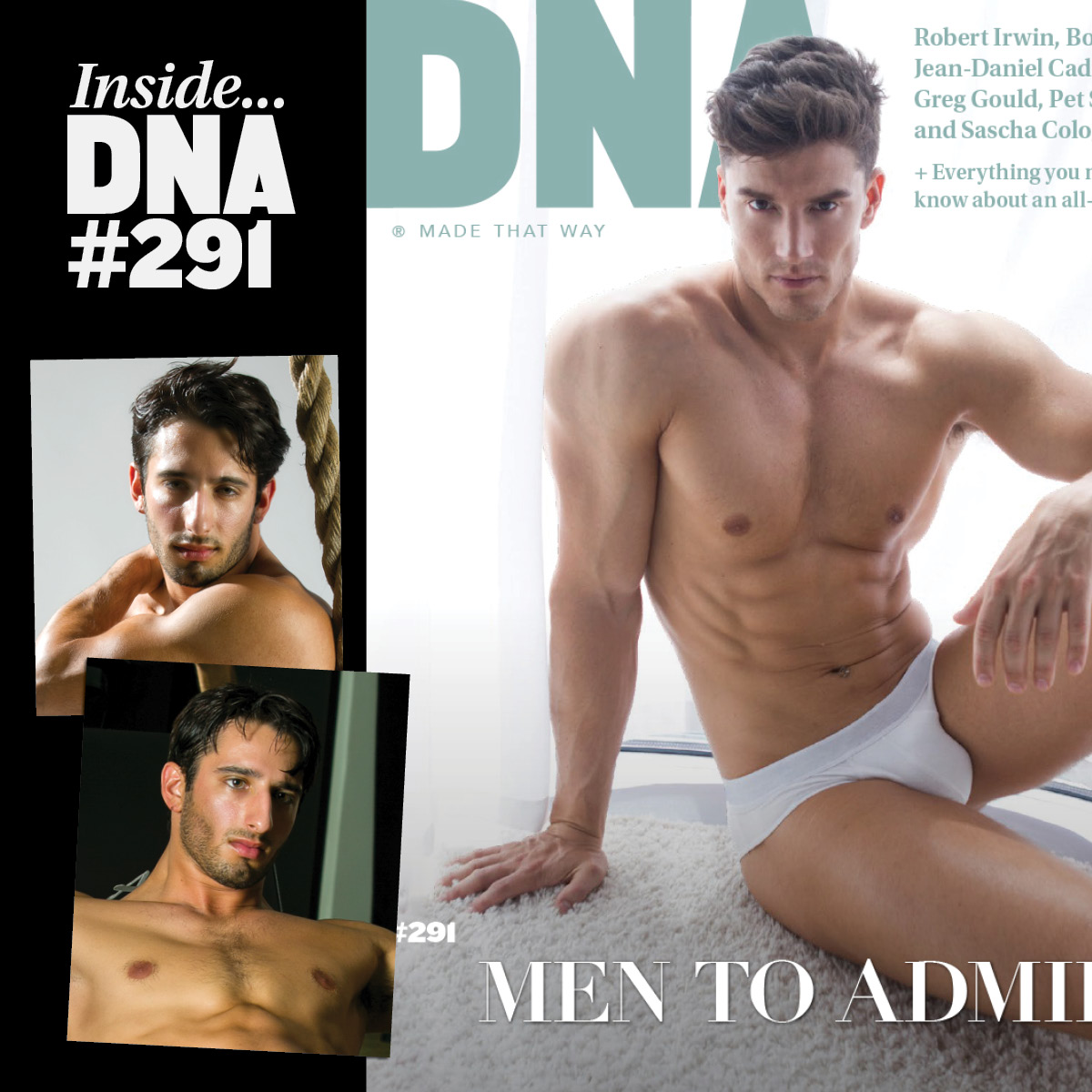 DNA #291 – Men To Admire is bursting with the hottest men around. Look to our cover star @raymonfist by @gammafoto for the perfect example. You can also check out the model portfolio with Nathan Slaten by Tom Cullis! 👉 dnam.ag/dna291