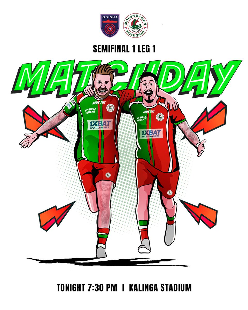 One game at a time, we go for more starting today! Joy Mohun Bagan! 💚♥️

#MBSG #JoyMohunBagan #আমরাসবুজমেরুন