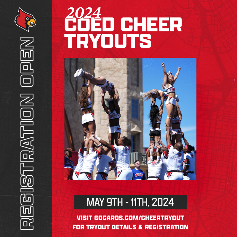 GoCards's tweet photo. Registration is open NOW for All-Girl Cheer, Coed Cheer &amp; Ladybirds tryouts!

Click the links below for more information.

#GoCards