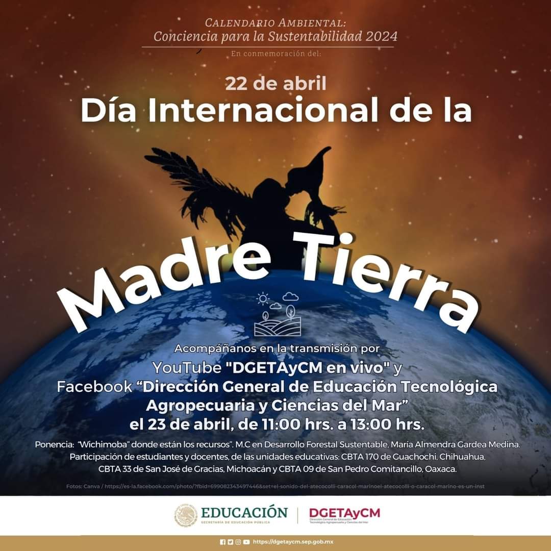 La BEDR No. 92 en conjunto con estudiantes de los CBTA no.96 - Oficial y CBTa 316 conmemoraron el DIA INTERNACIONAL DE LA MADRE TIERRA 2024.