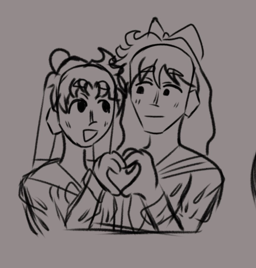 r4rw1ng_d1n0's tweet photo. Teehee 🤭 
#usamina #sailormoon #digitalart https://t.co/wN9MYhjts8