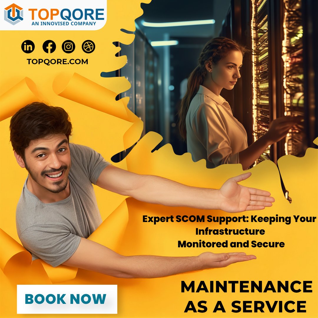 SCOM Maintenance as a Service by TopQore.
Struggling to maintain your SCOM environment? TopQore's expert team offers monthly maintenance plans to keep your SCOM setup in peak condition.
Email us at contact@topqore.com to book or for more info.