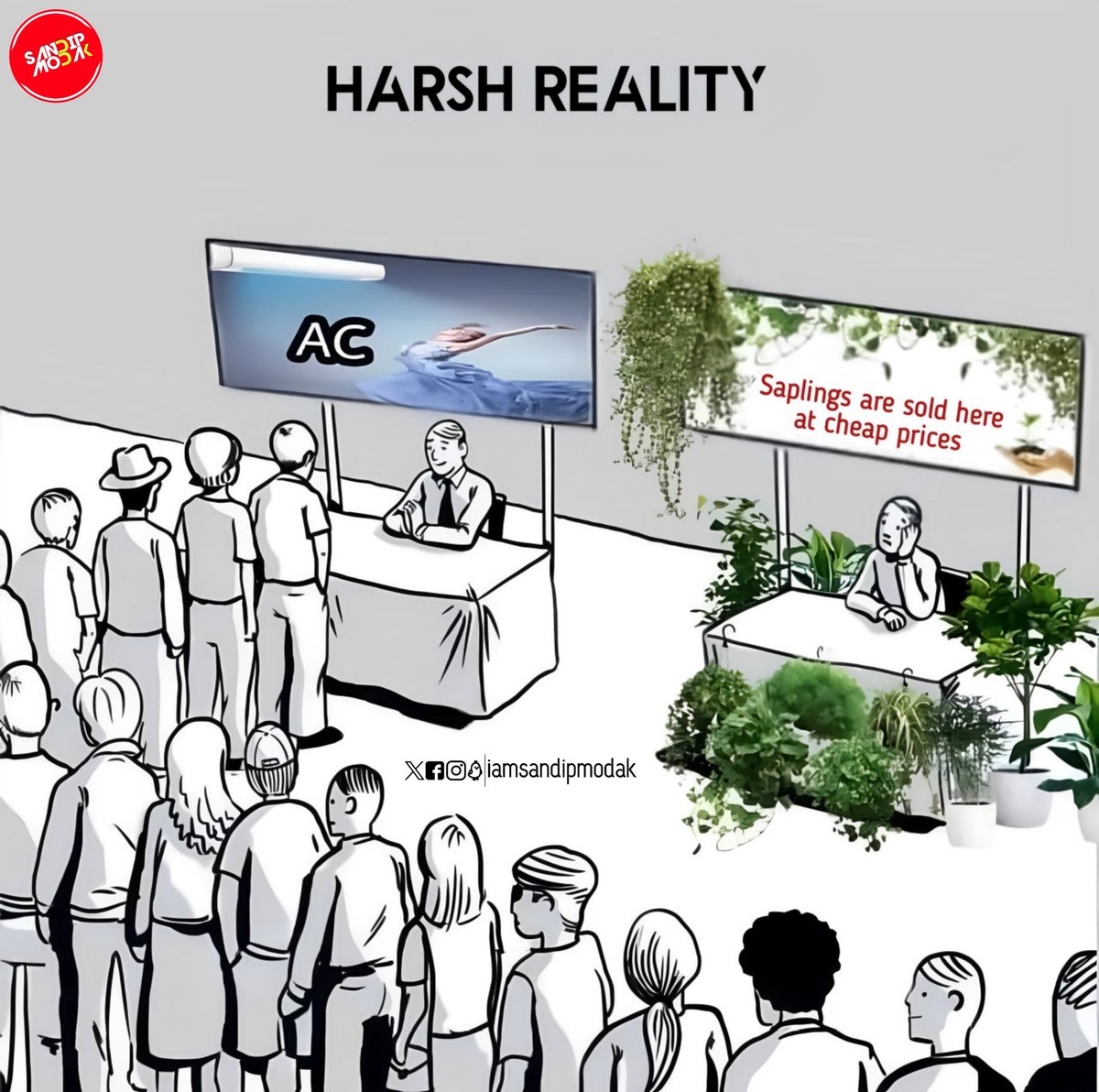Harsh Reality 😥 
#EnvironmentalProtection #EnvironmentalAwareness #environnement #nature #ClimateEmergency #climatechange