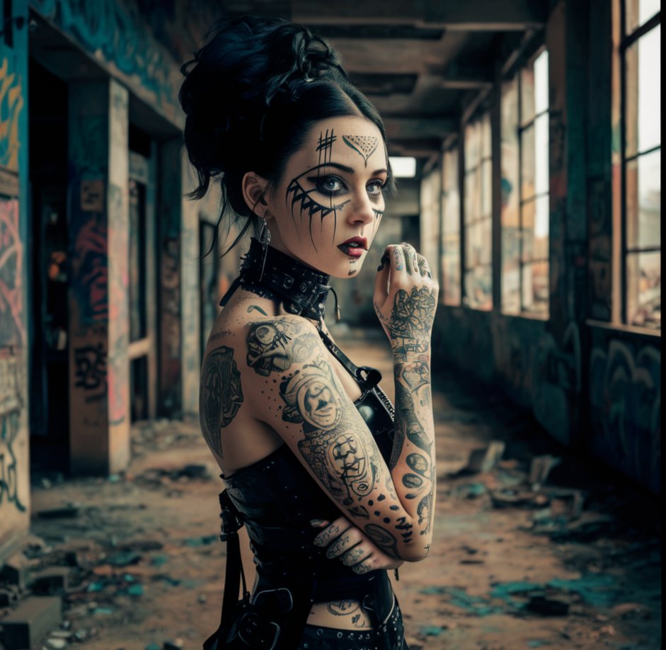 KCP228's tweet image. Gothic punk.

#ideogramAI