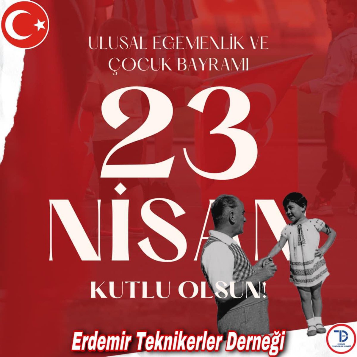 23 Nisan Ulusal Egemenlik ve Çocuk Bayramı, dünya üzerinde benzeri bulunmayan bir anlayışla iki farklı ve önemli unsuru bir arada taşıyan milli bayramımızdır. 23 Nisan Ulusal Egemenlik Ve Çocuk Bayramınız Kutlu Olsun