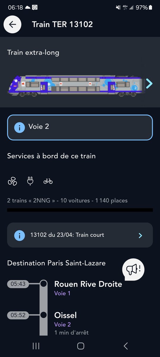 Bonjour <a href="/train_nomad/">SNCF NOMAD TRAIN</a> il y a 2 informations contradictoire sur la composition <a href="/udupc14/">🚅UDUPC : Usagers du Paris-Caen-Cherbourg</a> <a href="/vernon45/">Vernon Train de Vie</a> <a href="/UsagersSNCF/">UsagerSNCF - #ADURN ParisRouenLeHavre</a>