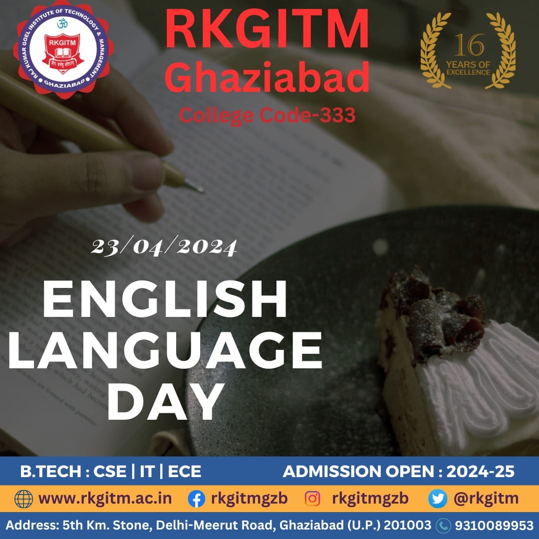 rkgitm's tweet photo. English Language Day.
Visit our website: https://t.co/ng33MAJcZG
Admissions now open: https://t.co/5xNRH1hD2o in CSE/IT/ECE 2024-25
Apply now: https://t.co/xJnKGEyFAu
Contact us 📷9310089953 https://t.co/vLguCCLIDR