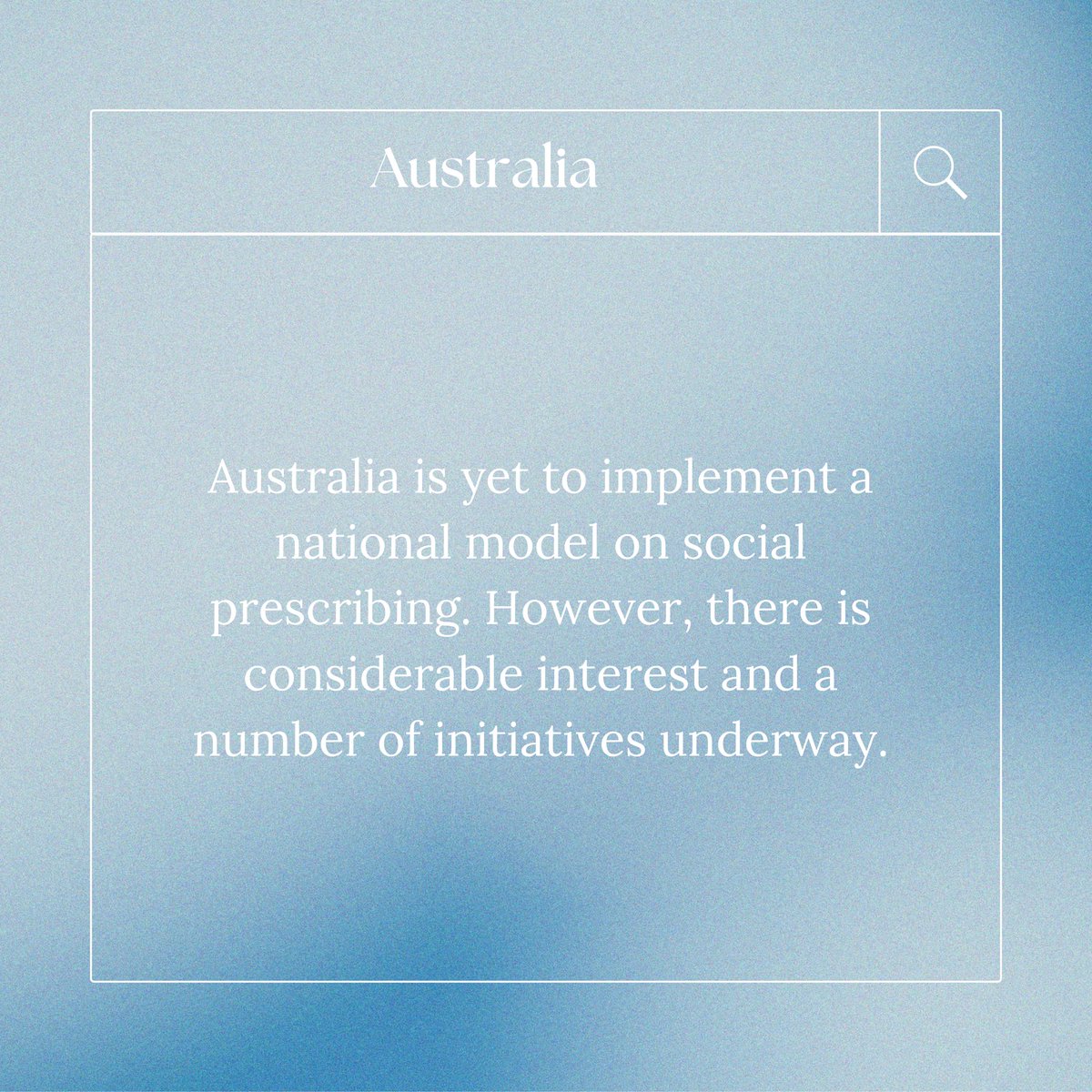 yourAMSAspsc's tweet photo. The first stop in our social prescribing around the world series: Australia! 🇦🇺 🦘 Swipe through to get an idea of what social prescribing is like in Australia!

Source: Social Prescribing Around The World by National Academy for Social Prescribing https://t.co/bQ3PYOBA3L