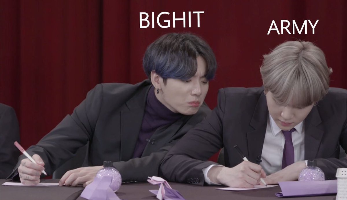 “bang PD copied me & made bts” Only one bighit copying is ARMY . Bighit copying army a thread :