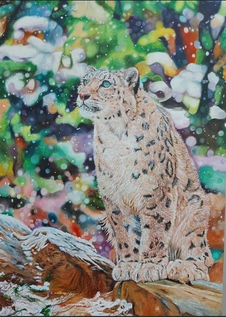 The ‘Bid to be Wild’ auction is officially open starting April 22, 2024. 

We’re lucky to have such talented artists and donors support our work. ‘Mountain Splendor’ is a perfect tribute to the Snow Leopard by artist Bharati Manjeshwar. Bid on this original artwork and help save