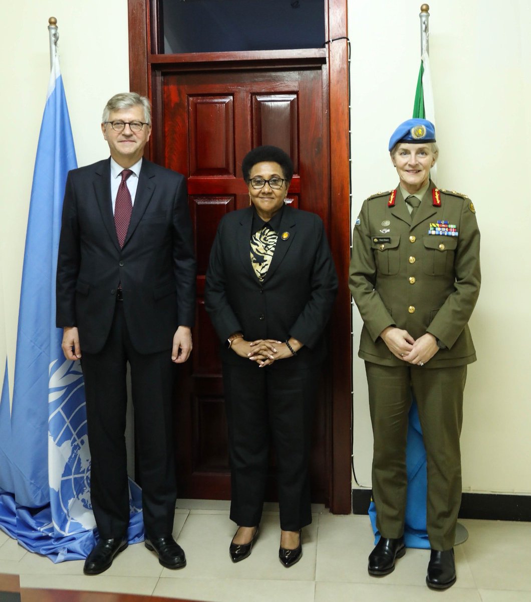 Grateful to engage with the UN Under Secretary General for Peace Operations, HE Jean Pierre Lacroix. Renewed our commitment to cooperate in promoting and sustaining peace ⁦@UN⁩ ⁦@gcumod⁩ ⁦@Lacroix_UN⁩