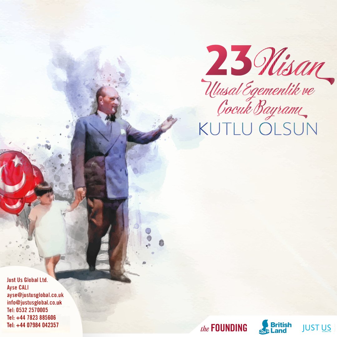Just_Us_Global's tweet photo. Çocuklarımız geleceğimizdir. Tüm çocuklarımızın 23 Nisan Ulusal Egemenlik ve Çocuk Bayramı kutlu olsun! https://t.co/fNrntv0Dr8