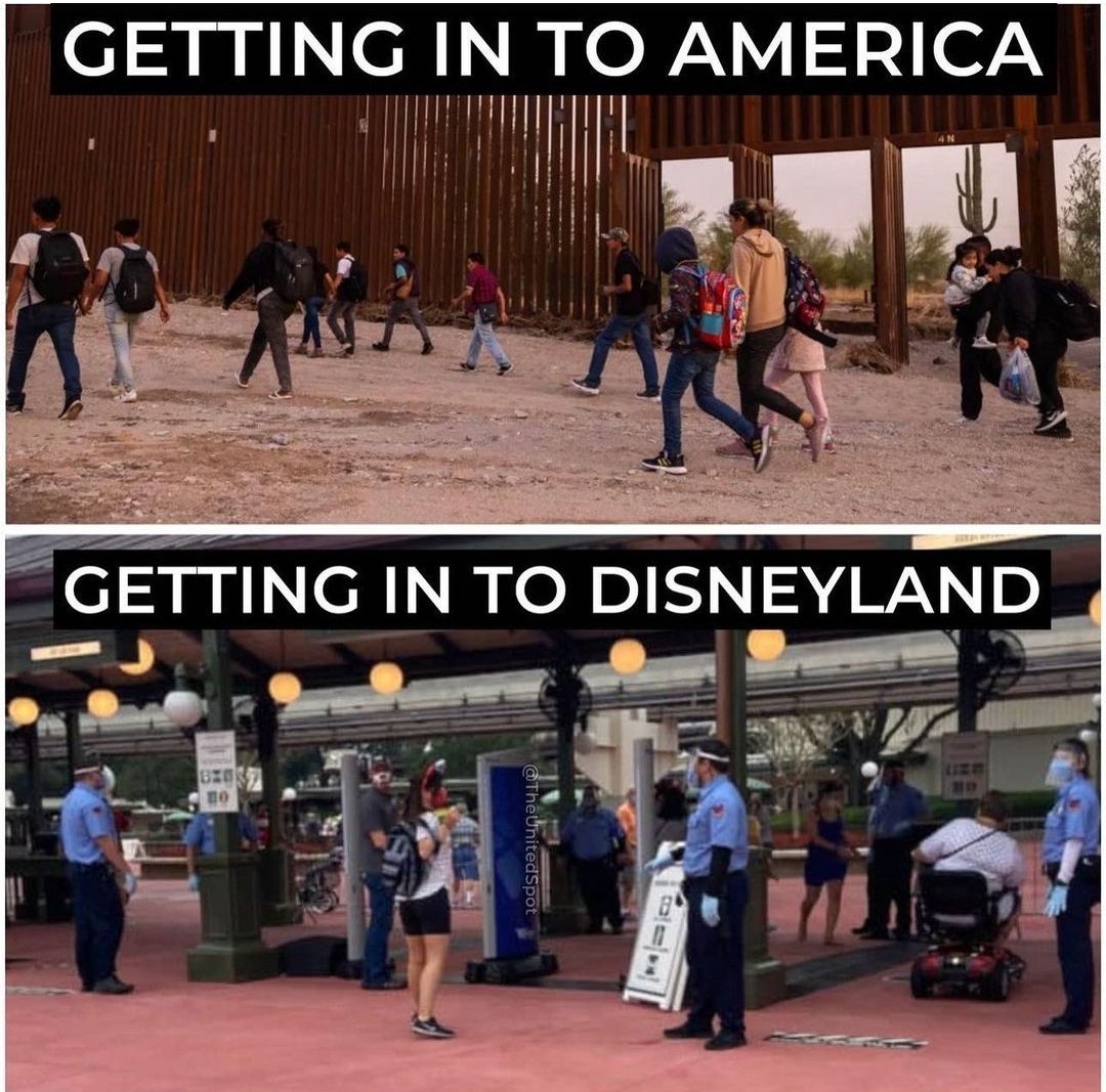 USA Immigration vs  Disneyland 
#ILLEGALS #Disneyland #IllegalAliens #migrants