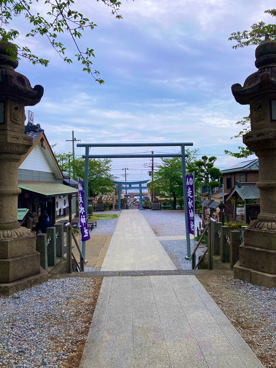 水色の鳥居⛩️