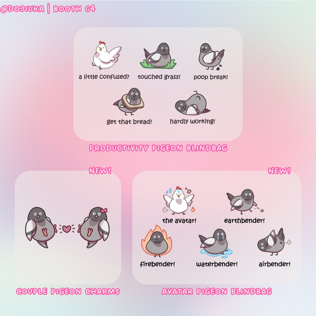 Dojiuka's tweet photo. here's my catalogue for #doujima2024 💗✨ https://t.co/Bvi4xrKFff