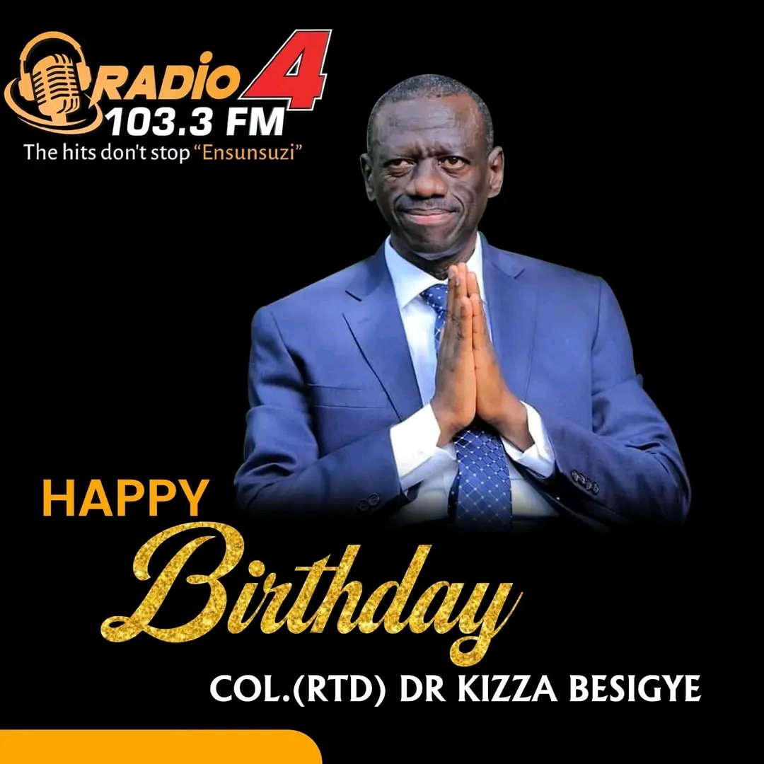 Happy belated birthday, Dr @kizzabesigye1. Your contribution towards the liberation of #Uganda will forever be remembered. NRM is your home.