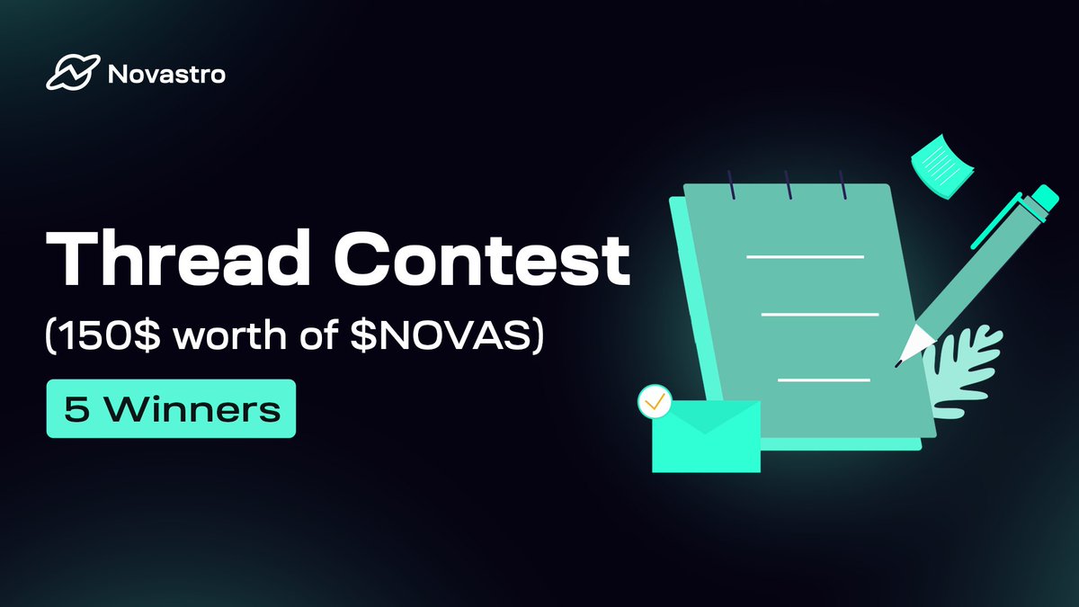 🌟 Novastro Thread Contest Announcement🌟 🚀 Calling all threadoors for an out-of-this-world thread contest where you can showcase your knowledge, creativity, and passion for our innovative platform. 💰 $150 worth of $NOVAS up for grabs for 5 winners! Topic : Novastro Overview
