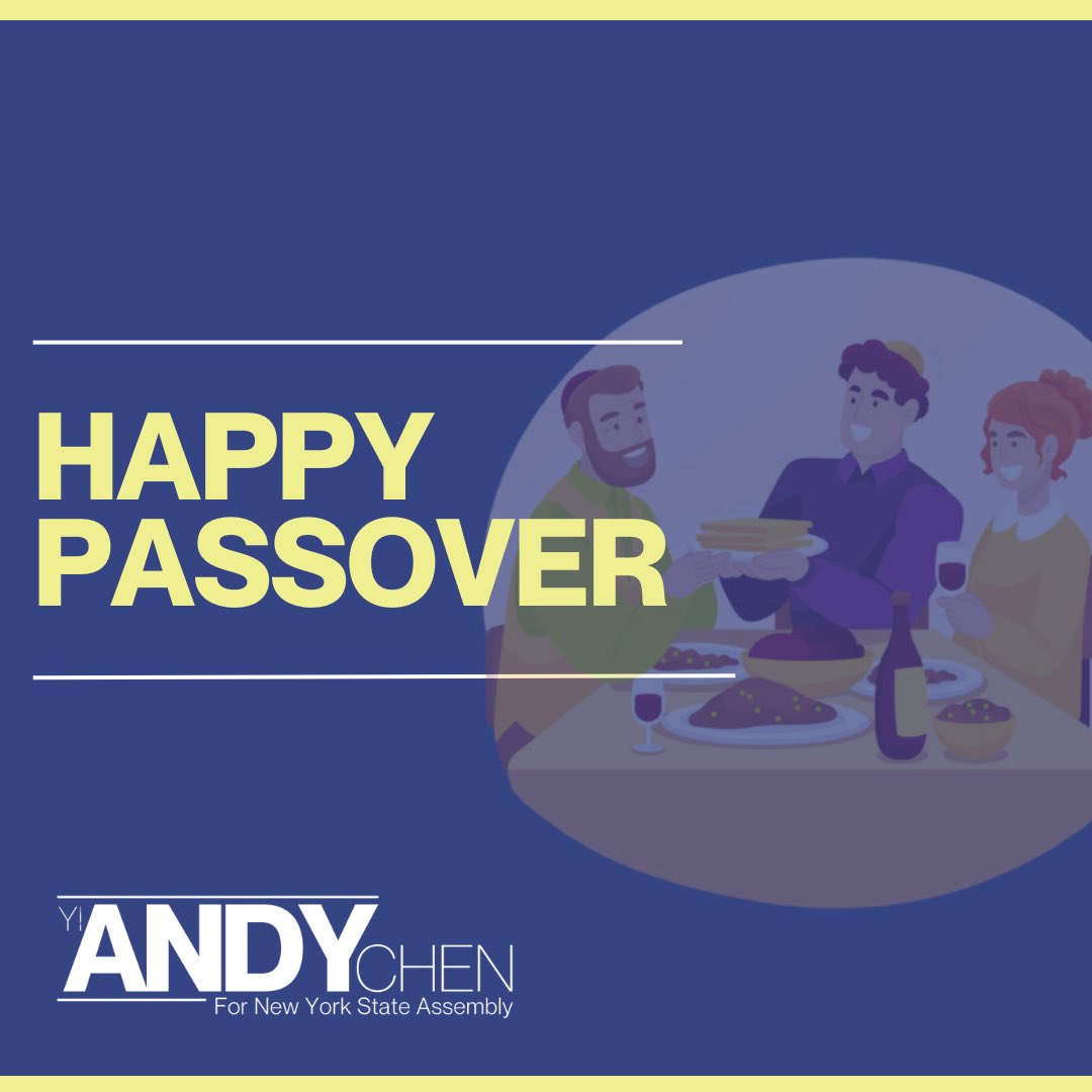 Wishing the Jewish community a Passover filled with joy and blessings. May this special time of celebration bring renewed hope and peace to all. Chag Pesach Sameach! 

#AndyChen #District40 #Passover #chagpesachsameach