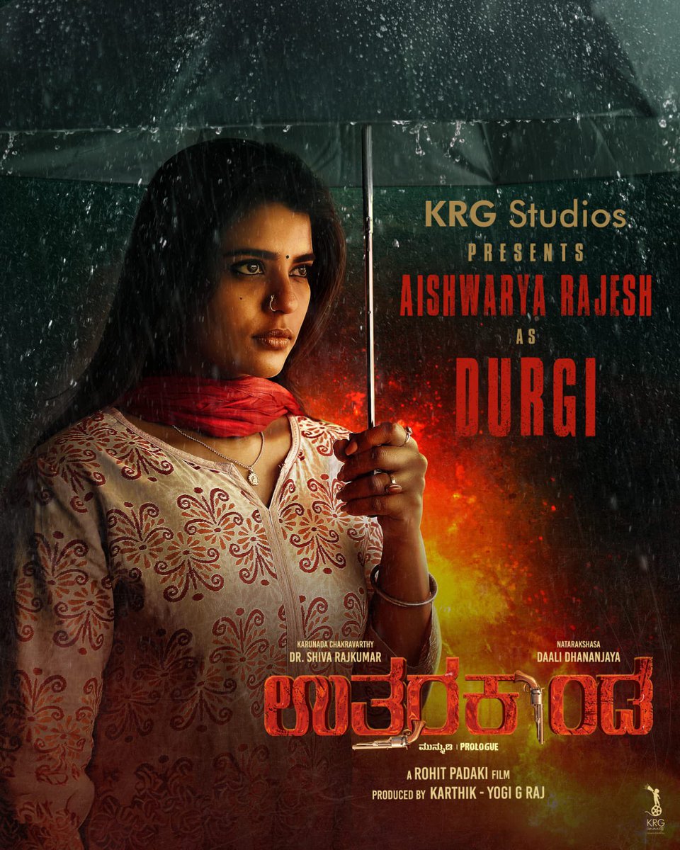 Talented actress @aishu_dil makes her debut in the Kannada Film Industry with @KRG_Studios much-awaited #Uttarakaanda, She will be portraying the role of #Durgi in the film. @NimmaShivanna @Dhananjayaka @RohitPadaki @Karthik1423 @yogigraj @ItsAmitTrivedi @diganthmanchale
