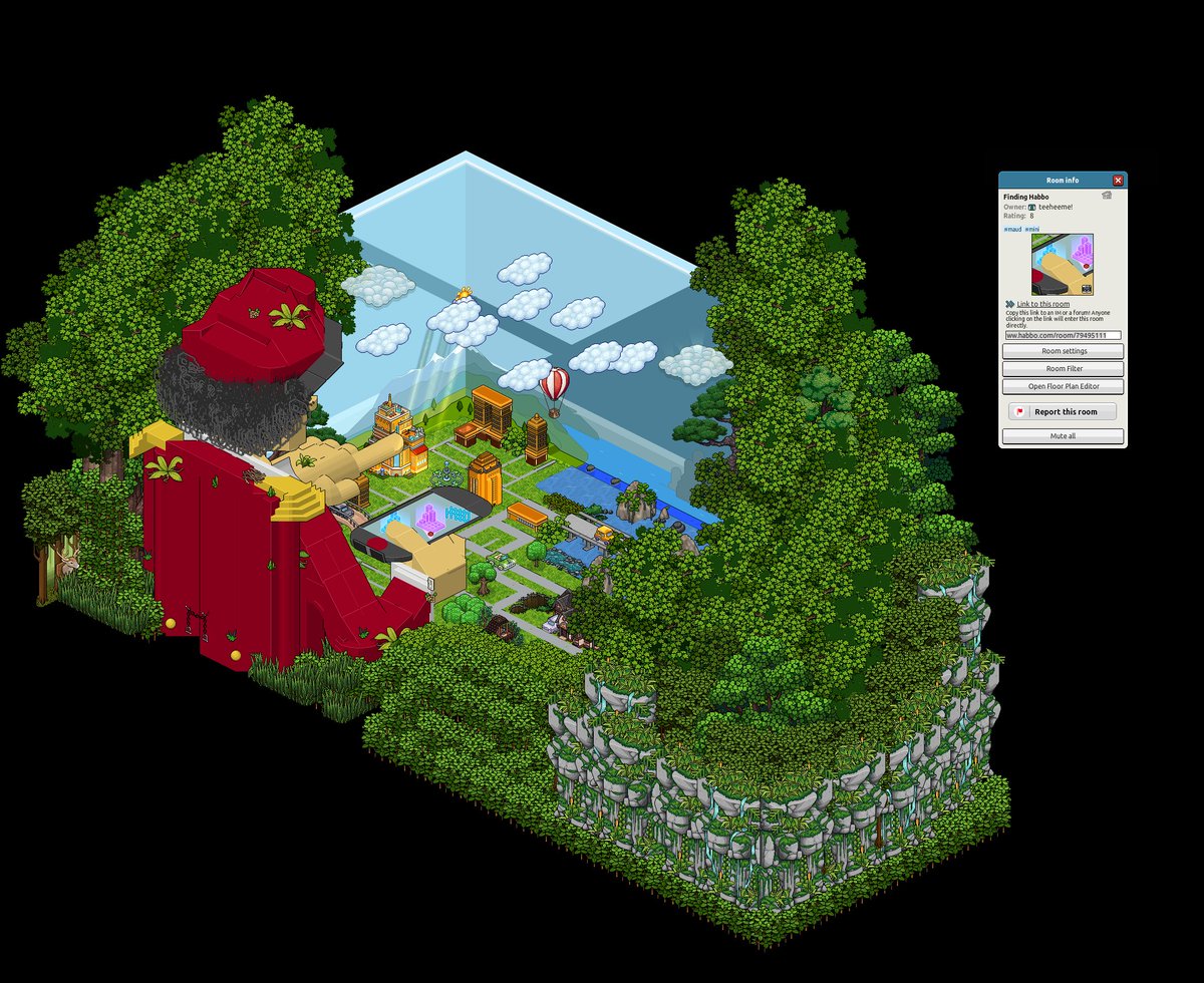 Entry for 'My Mini World Competition'
Frank locating the perfect hotel
Participant: teeheeme!
Link for the room: habbo.com/room/79495111
#habbo @habbo #mini