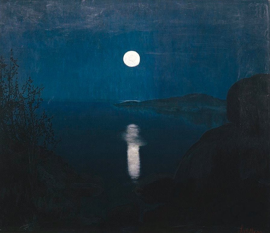 Harold Sohlberg, Moonlight, 1907