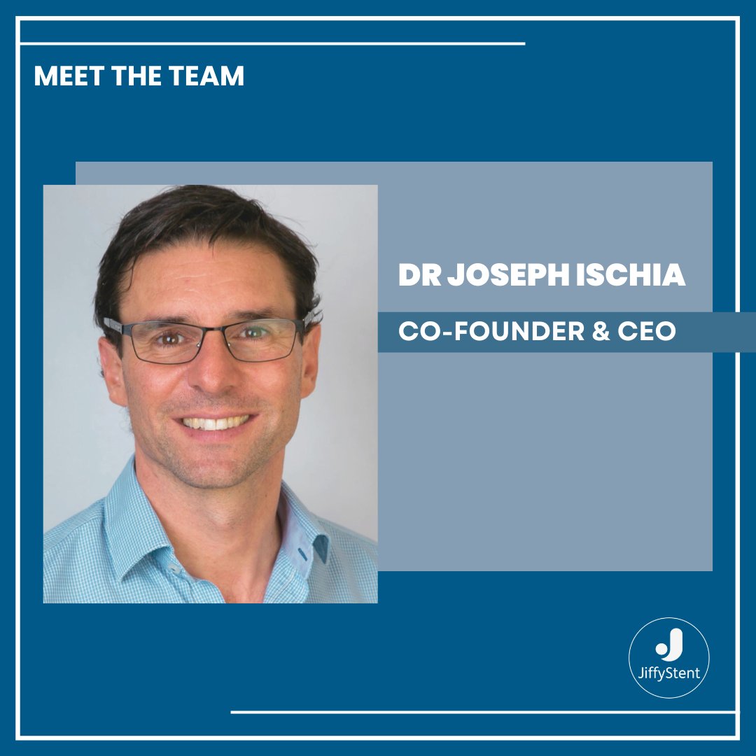 AkeekoMedical's tweet photo. Meet Dr. Joseph Ischia, our co-founder &amp; CEO! With 15+ years as a surgeon-scientist and Associate Professor at the University of Melbourne, he's spearheading @JiffyStentTech 's mission to improve emergency care for kidney stone pain for patients, doctors, and hospitals alike. https://t.co/9wCgra5Otp
