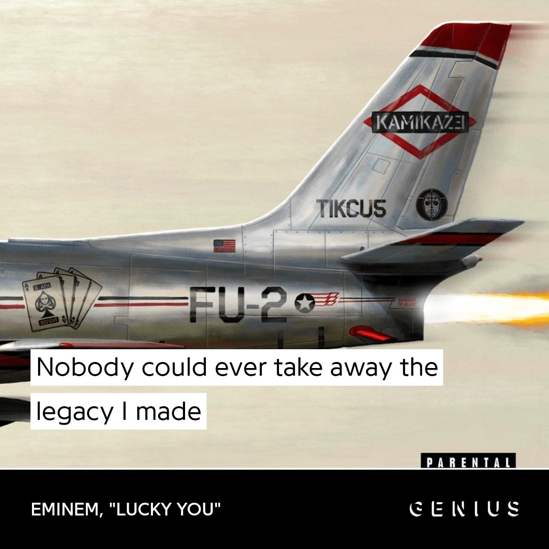 Eminem ft Joyner Lucas - Lucky You did 700M streams on Spotify.. It is Joyner Lucas's most streamed and Eminem's 17th song to do so..