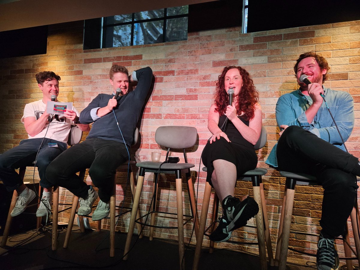 Up on patron.com/dykwia the final MICF DYKWIA with @TomCBallard @CatherineBohart Cameron James and not @ninaoyama Hear the full unedited chaos by becoming a subscriber (plus 100's of other podcast episodes)