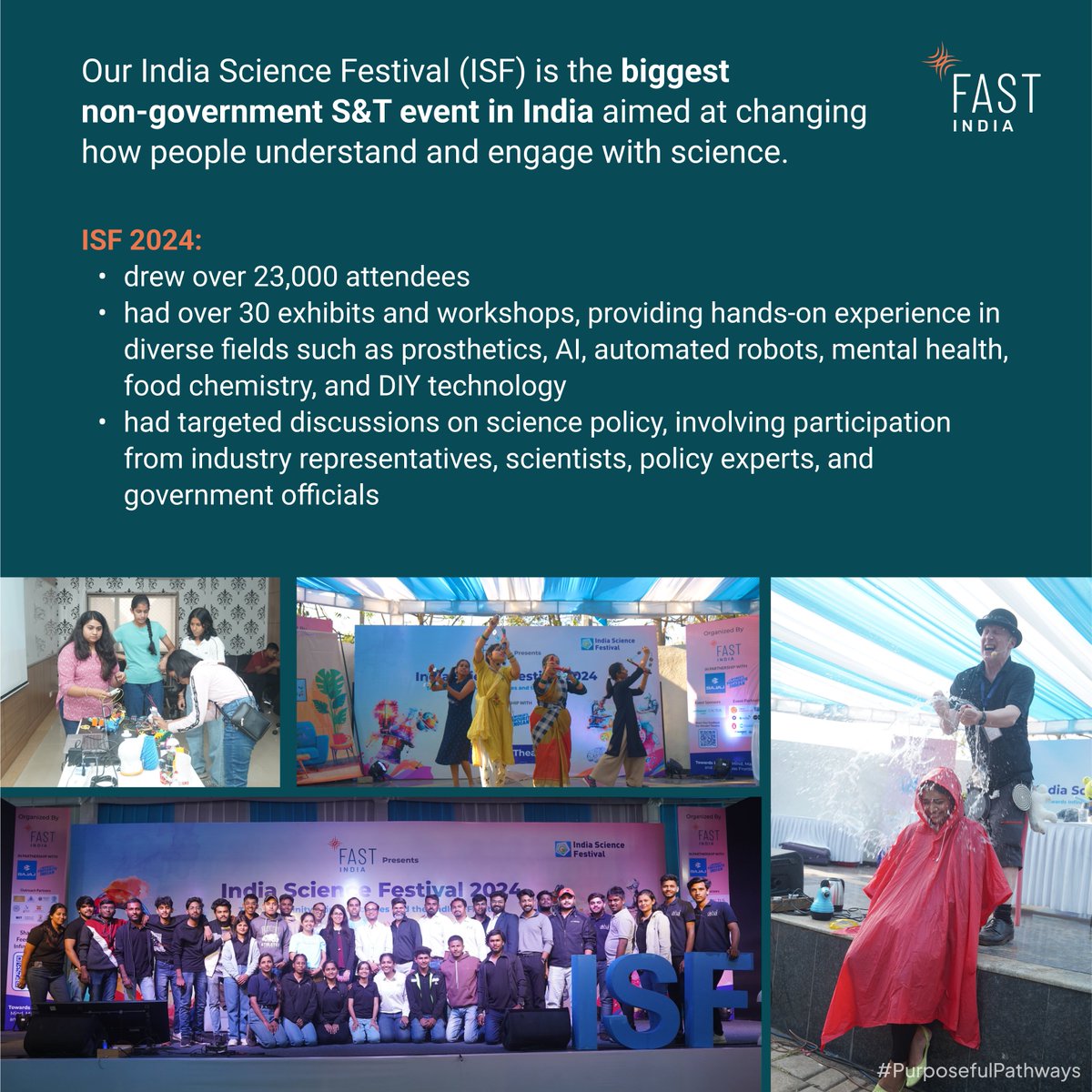 TCFtweet's tweet photo. .@FASTIndiaTrust is a non-profit dedicated to building capacity & advancing policy solutions that foster scientific enquiry & research, & facilitate the creation, dissemination, & translation of new scientific knowledge.
#PurposefulPathways https://t.co/LeTukLWkc9