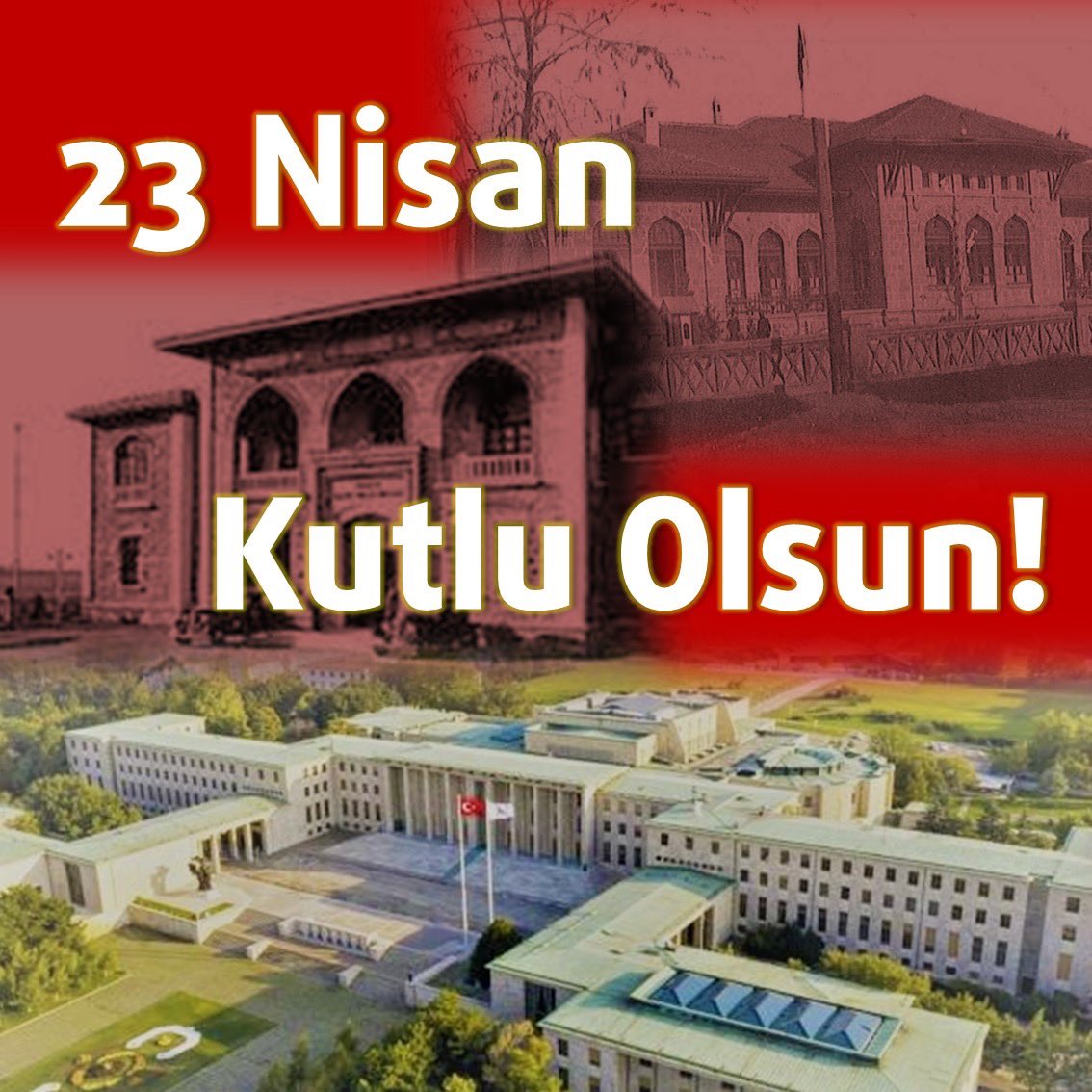 Türkiye'nin milli iradesinin sembolü TBMM'nin 104’üncü kuruluş yıldönümü ve #23Nisan Ulusal Egemenlik ve Çocuk Bayramı kutlu olsun!