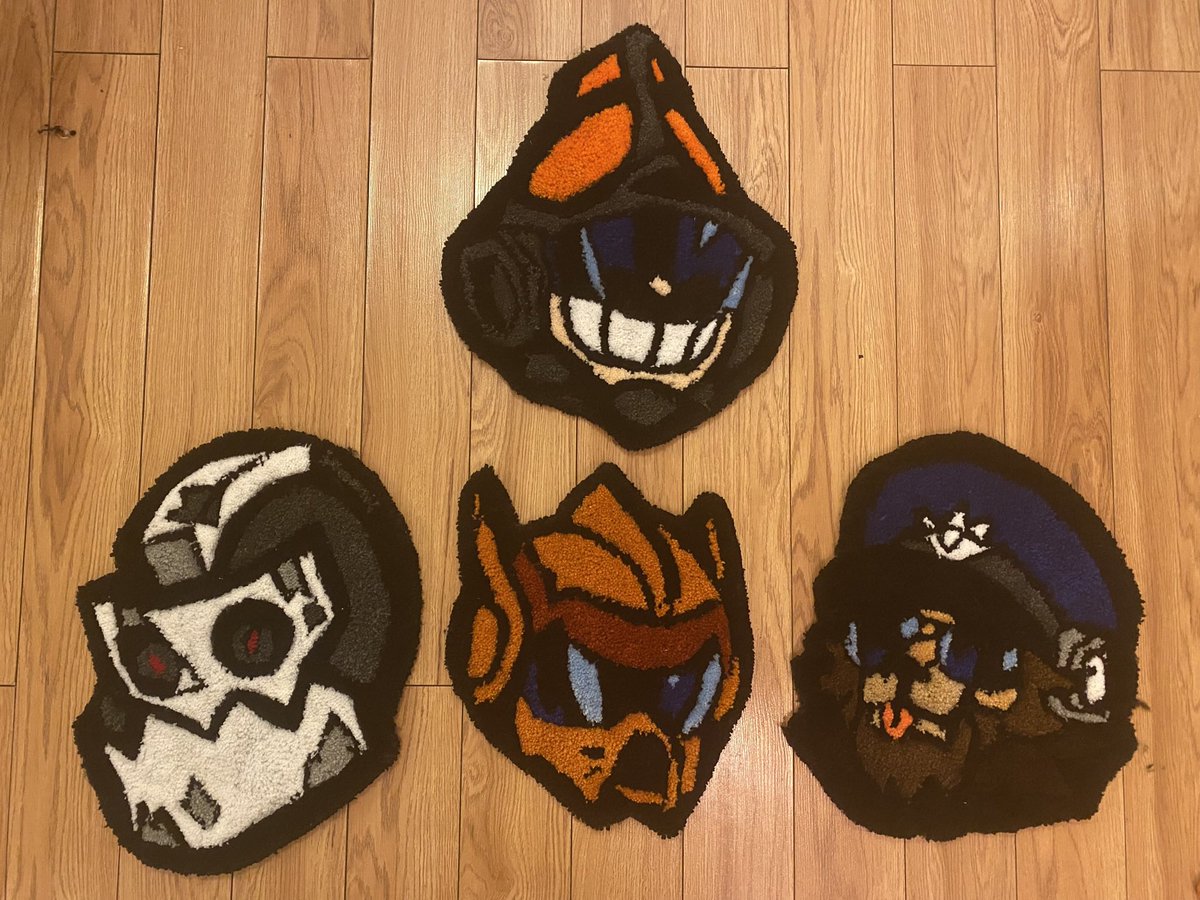 these alone took me 12 hours to make. 
i should post the rest of the rugs i’ve made.