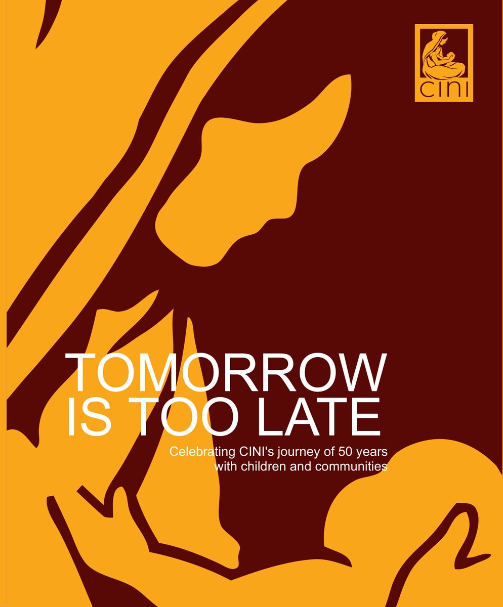 On #WorldBookandCopyrightDay CINI is happy to announce that 'Tomorrow is too late', the book on the 50 years journey of Child in Need Institute (CINI) is now available online worldwide. For Indian friends (Amazon link) : amzn.eu/d/gUkEaoN
