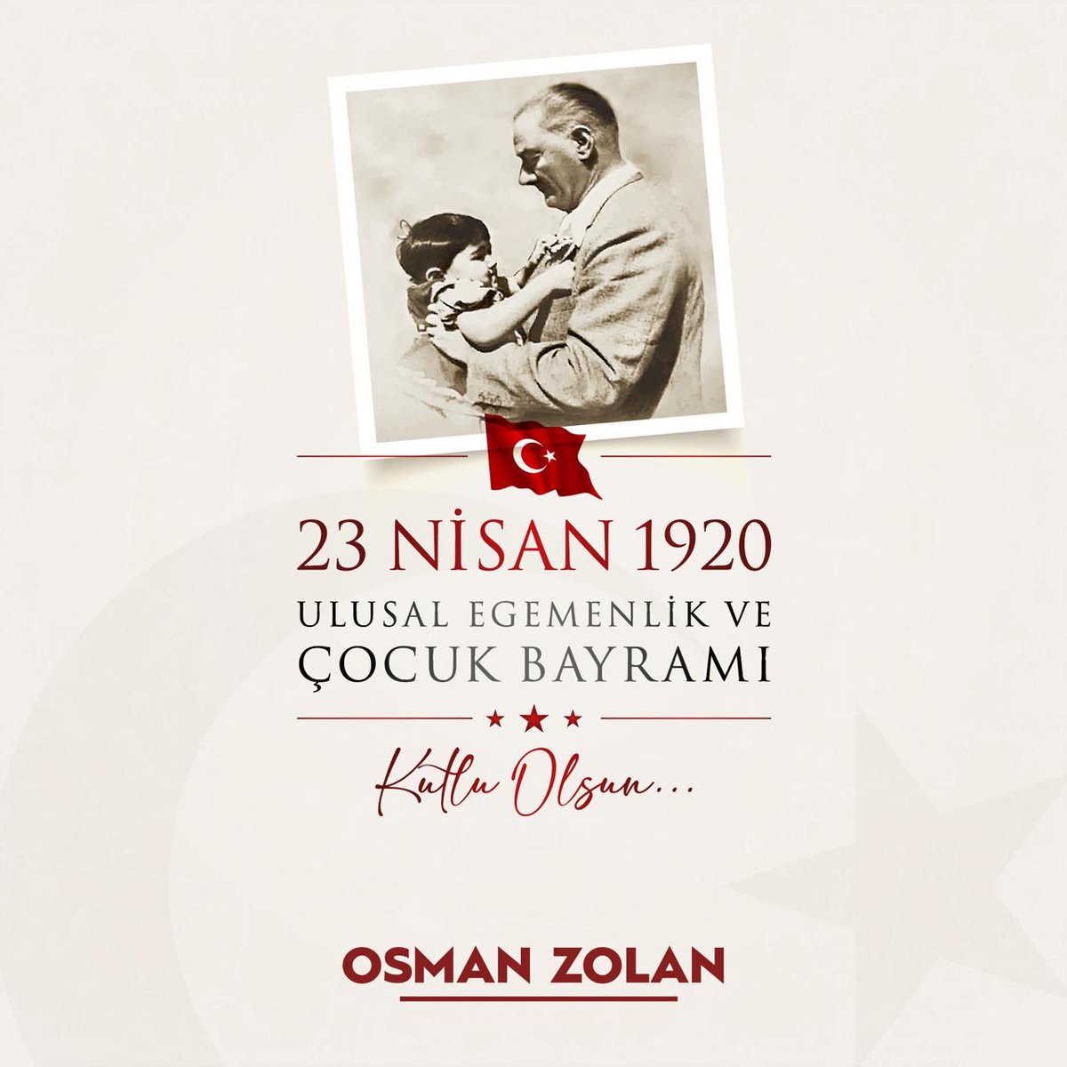 Gazi Meclisimizin 104. kuruluş yıldönümünü ve tüm dünya çocuklarının 23 Nisan Ulusal Egemenlik ve Çocuk Bayramı'nı tebrik ediyorum. Gazi Mustafa Kemal Atatürk başta olmak üzere tüm şehit ve gazilerimizi rahmetle, minnetle yad ediyorum. #23NisanKutluOlsun 🇹🇷
