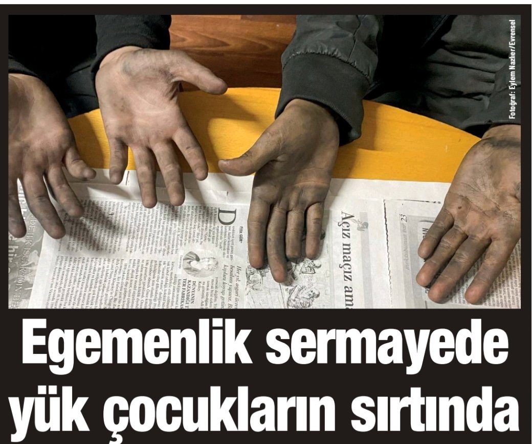 2024'ün 23 Nisan'ında

10 milyona yakın çocuk yoksulluk kıskacında.
Öğrencilerin yüzde 19.3'ü günde bir öğünü atlıyor.
Okulda hiç kaydı olmayan 610 bin çocuk var.
Son bir yılda 462 bin çocuk suça karıştı.
15-17 yaş çocukların yüzde 21'i 2022 itibariyle işçi.
(Kaynak:Evrensel)