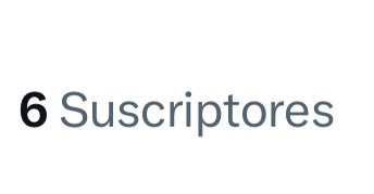 TQM 6 suscriptores de Twitter 🫶🏼 https://t.co/DBbKCNI5Oi<a href="/tag/mianiversariodetwitter"class="tags"><span>#mianiversariodetwitter</span></a>