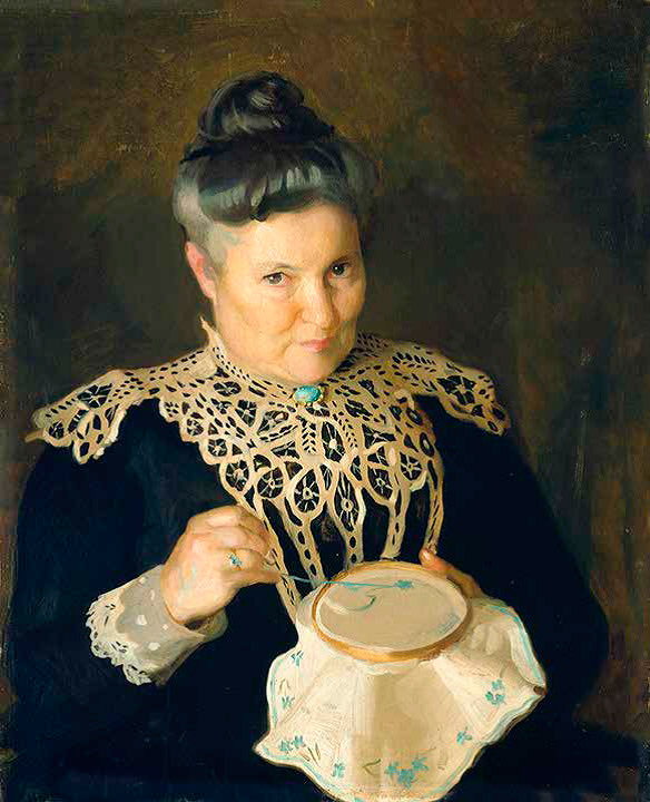 HammockAuthor's tweet photo. Portrait of the Artist's Mother (Rose Paxton) c. 1902

by William McGregor Paxton (American, 1869-1941)

@mfaboston https://t.co/gTOk9eR7D2