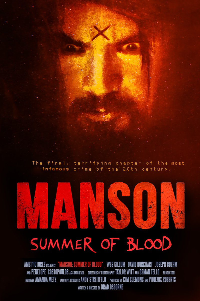 MANSON: SUMMER OF BLOOD is now playing on <a href="/PrimeVideo/">Prime Video</a>! I had a small role playing Roman Polanski in this film. Check it out!

amazon.com/Manson-Summer-…

#Manson #CharlesManson #Thriller #AMSPictures #AmazonPrimeVideo