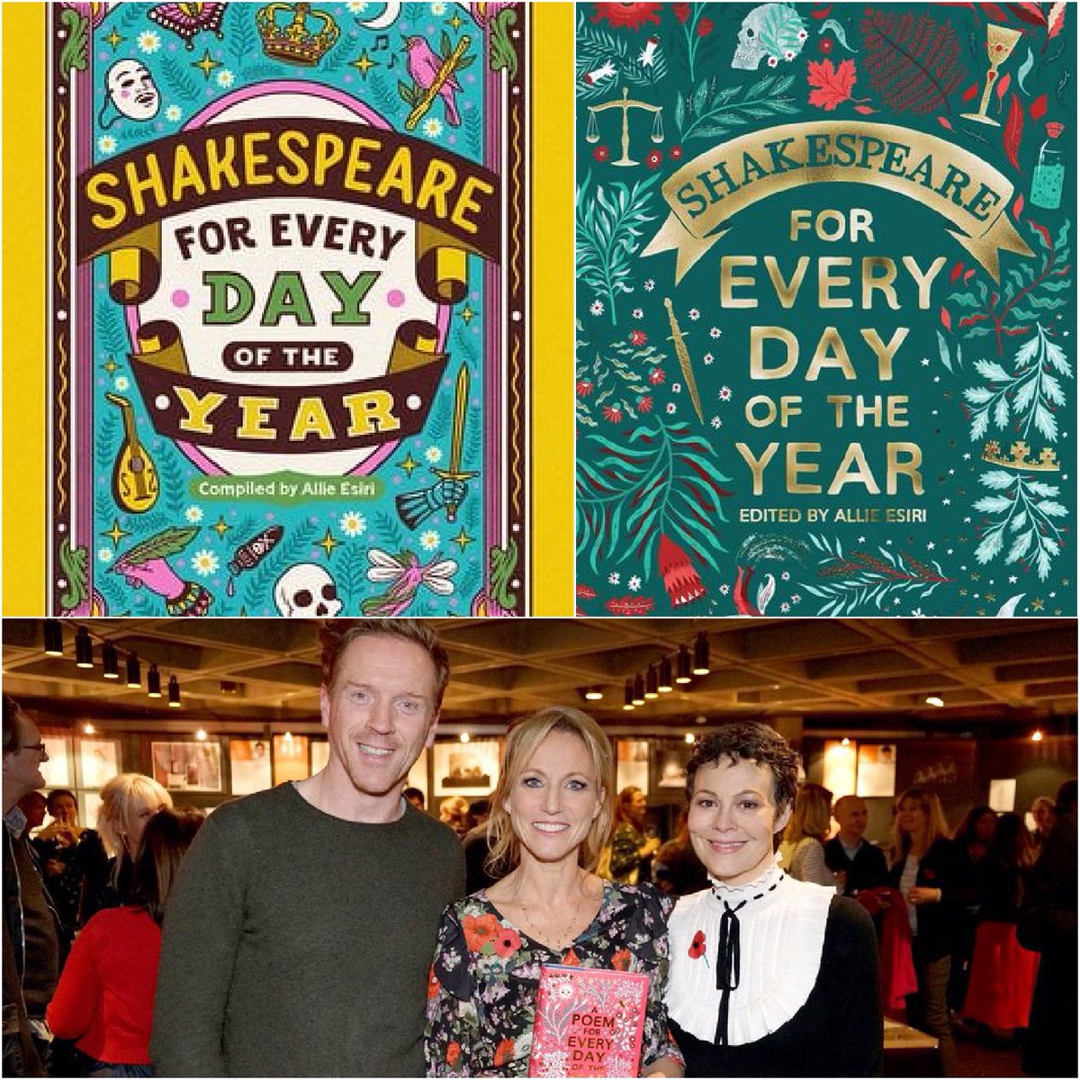 Happy Shakespeare Day! 'Shakespeare For Every Day of The Year' edited by the wonderful #AllieEsiri and narrated by brilliant stars including #DamianLewis and #HelenMcCrory is now available on Spotify in the UK and the US! Details here damian-lewis.com/?p=53545 #Shakespeare #Poetry
