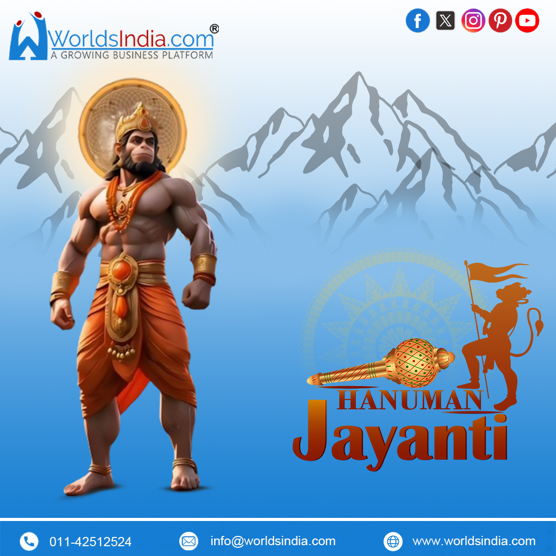 Happy Hanuman Jayanti📷📷📷 #hanumanjayanti #hanumanji #hanuman #hanumanchalisa #jaihanuman #lordhanuman #hanumantemple #hanumanasana #ram #worldsindia Best B2B Portal -worldsindia.com For Securing Your Business Contact us. webintermesh.com