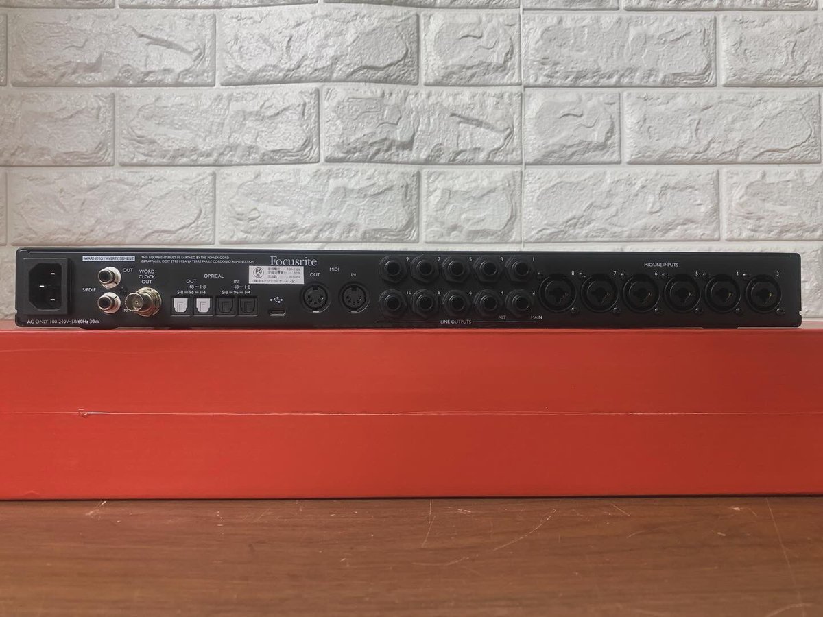 WONDER_WALL1106's tweet image. ForcusriteのUSBインターフェイス「Scarlett 18i20(gen.3)」の極上中古品が入荷✨
デジタル含めて18入力20出力が可能。宅録の強い味方になりますよ👌お安くご提供、お急ぎを！
#forcusrite #usbインターフェイス #宅録