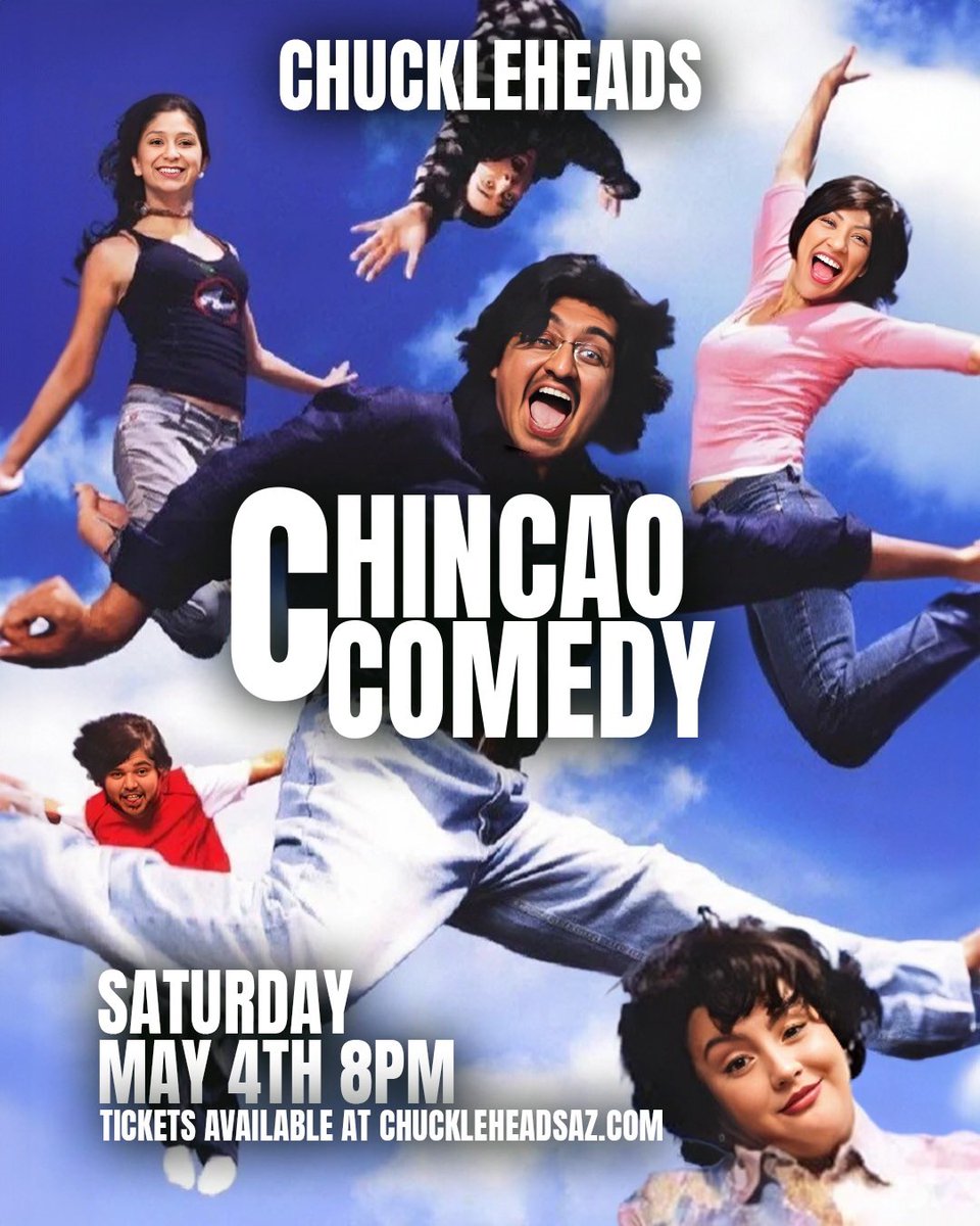 Chicano Power Comedy is coming to Chuckleheads May 4th @ 8pm! 

Get tickets today: chuckleheadsaz.com/event-details/…