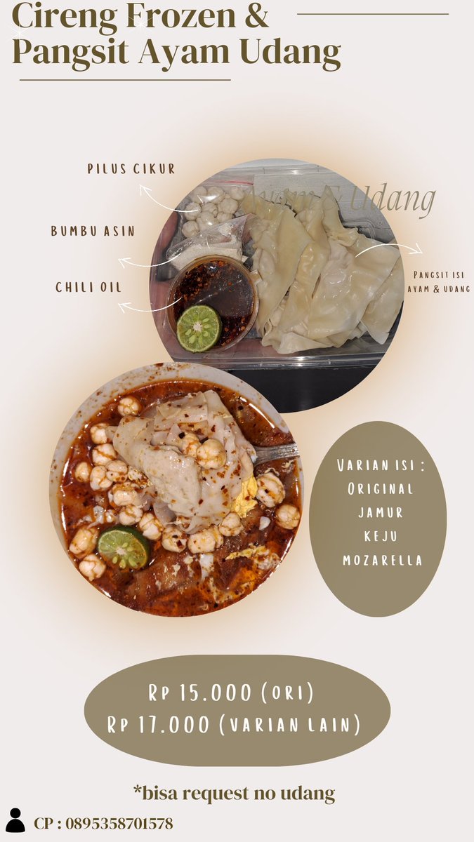 luckinthefuture's tweet image. buat area jogja yang lagi cari pangsit chili oil ayam udang bisa dm aku ya, free ongkir/antar s&amp;amp;k tertentu, harga start from 15k aja 💓✨️ #zonauang