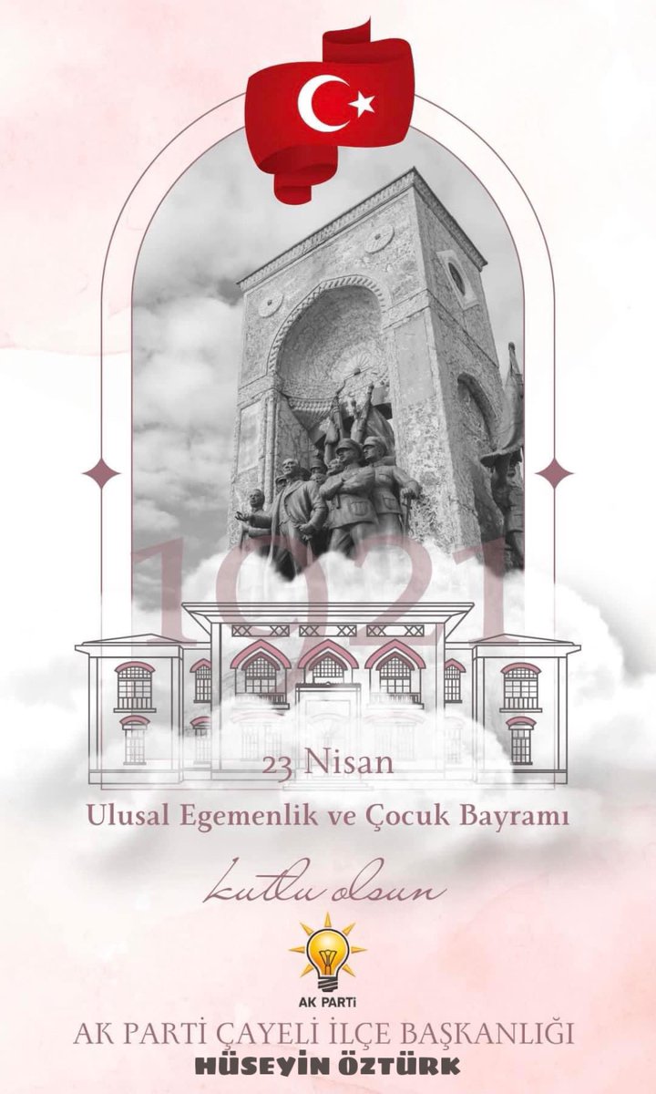 23 Nisan dünya çocukları arasında sevgi, kardeşlik ve dostluk bağları güçlenerek tüm insanlığın huzur ve barış içerisinde yaşayabilecekleri bir dünyanın temelidir. 23 Nisan Ulusal Egemenlik ve Çocuk Bayramı kutlu olsun... #Akparti #Akpartiçayeli #Çayeli