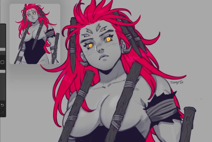 old shimada death wip (i say wip but i cant and won't finish this anymore)