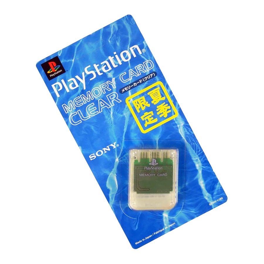 In 1997, the limited series SCPH-119x of PlayStation Memory Cards made its debut in Japan. The first in the series was the transparent SCPH-1190, released for the summer.