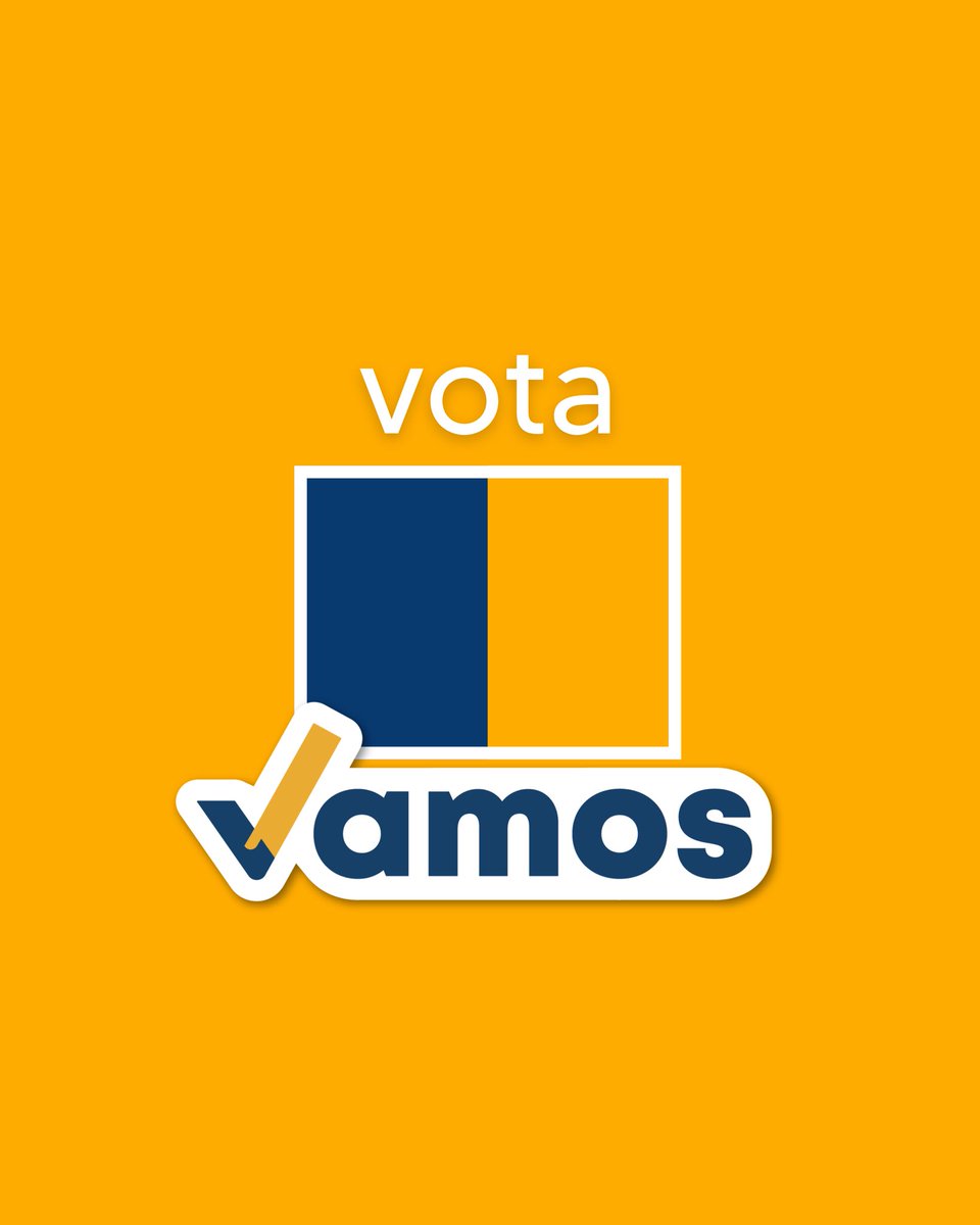 ¡VOTA VAMOS!
¡VOTA INDEPENDIENTE!
🟦🟨