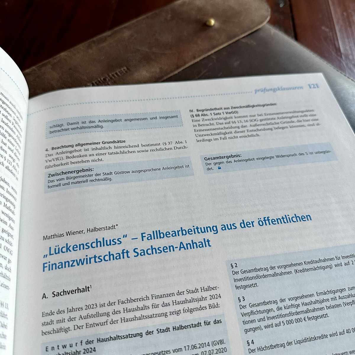 WienerMatthias's tweet photo. Neuer Prüfungsfall veröffentlicht 🧑💻
#haushaltsrecht
#kommunen
#doppik
#prüfung
#schreibwerkstatt
@HS_Harz https://t.co/HUSpPDgpDF