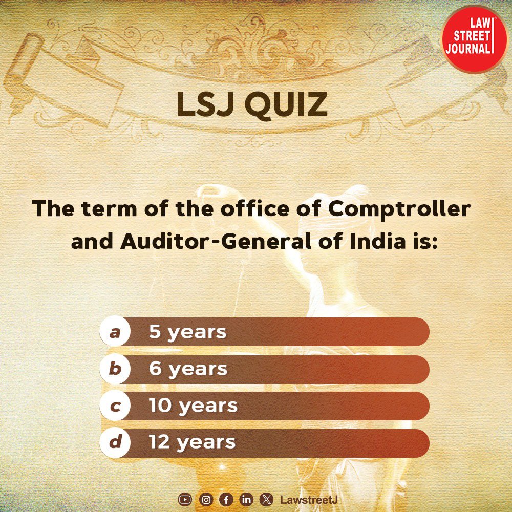 LSJ Quiz || Put your legal prowess to the test ! 

Write your answer in the comments below 👇🏻

#lsjquiz #legalquiz #LegalProwess #QuizChallenge #LegalKnowledge #LawTrivia #LegalMinds #LegalCommunity #ChallengeYourMind #LegalEducation #TestYourKnowledge #india #LawstreetJ