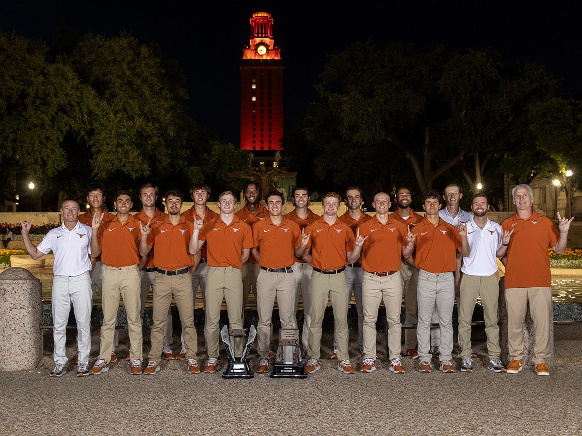 LIGHT THE TOWER! Your 2024 Big 12 Champions! #HookEm 🤘🎾